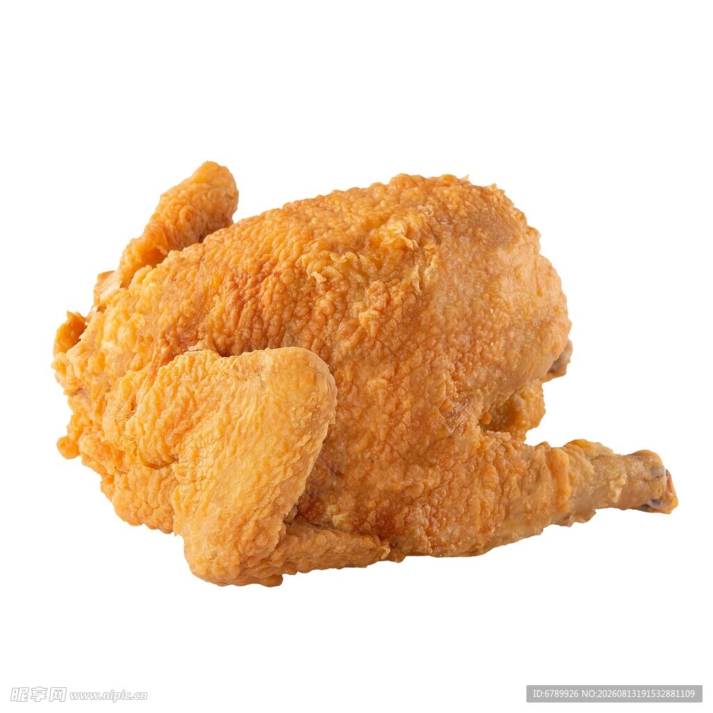 金黄酥脆整只炸鸡