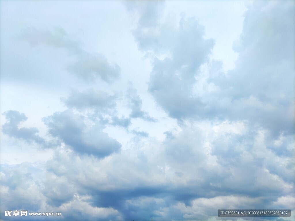 蓝天白云美景