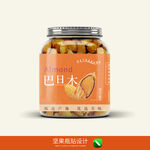 坚果瓶贴