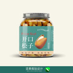 坚果瓶贴