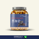 坚果瓶贴