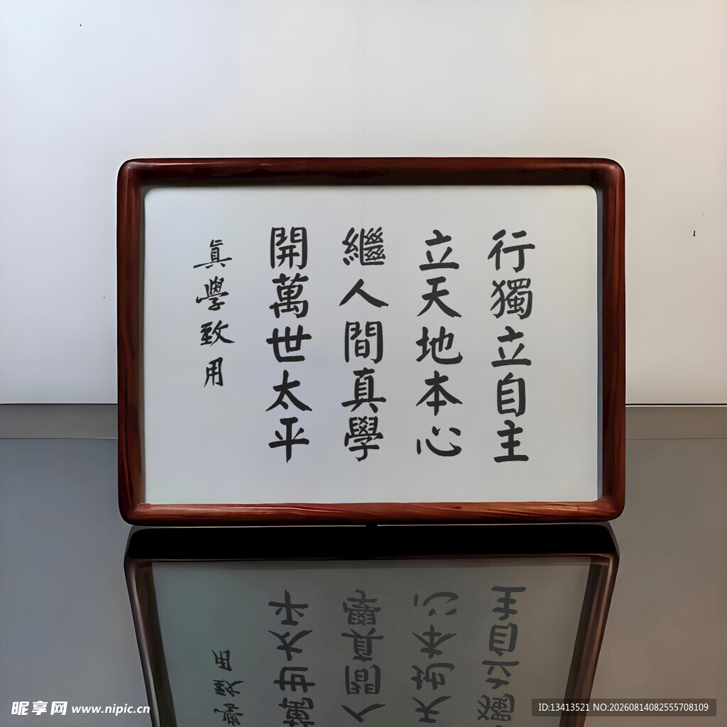 中式书法摆件 真学致用