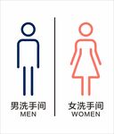 洗手间门牌