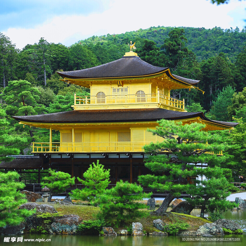 日本金阁寺美景