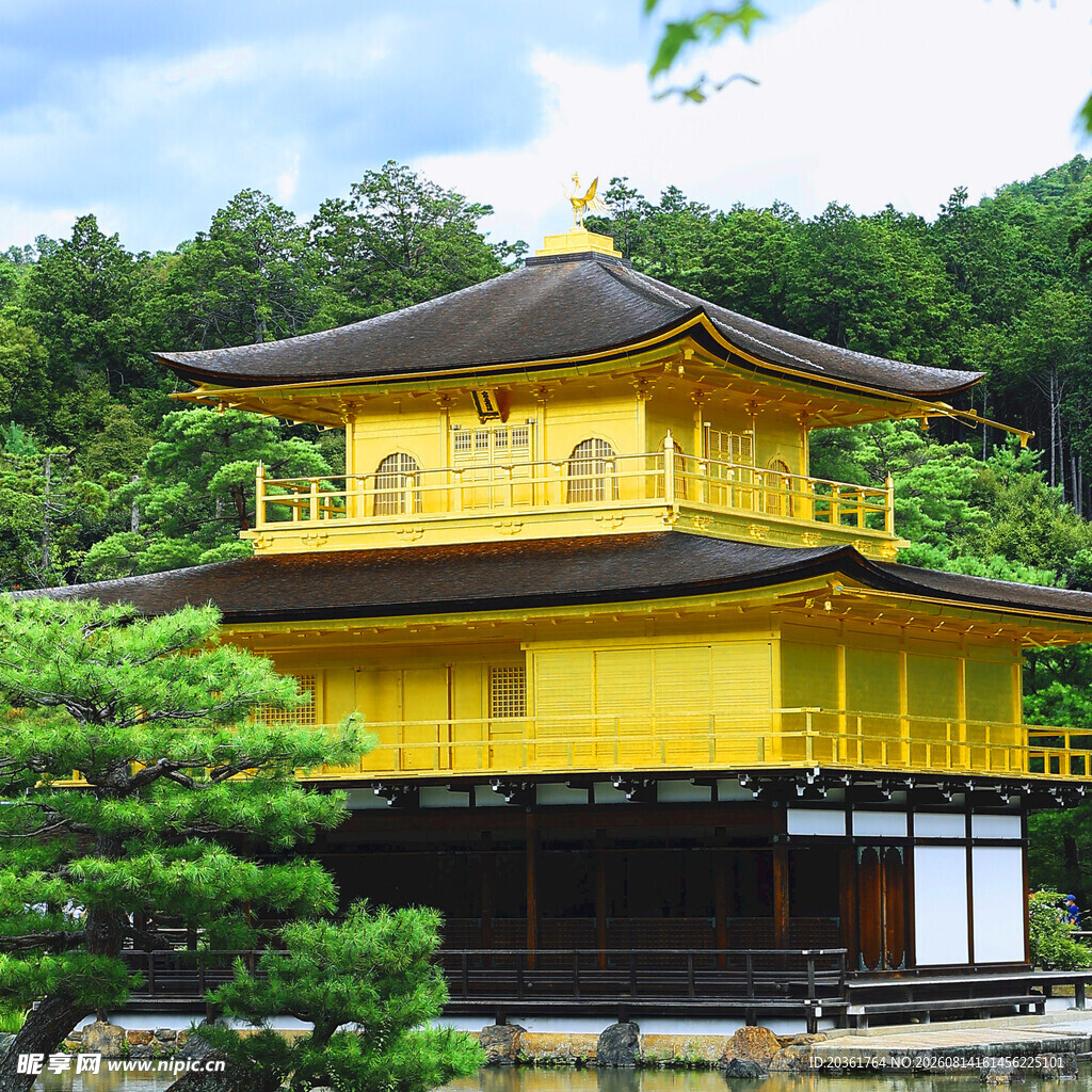 日本金阁寺美景