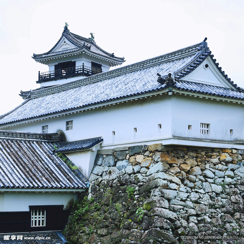 日本传统风格城堡建筑