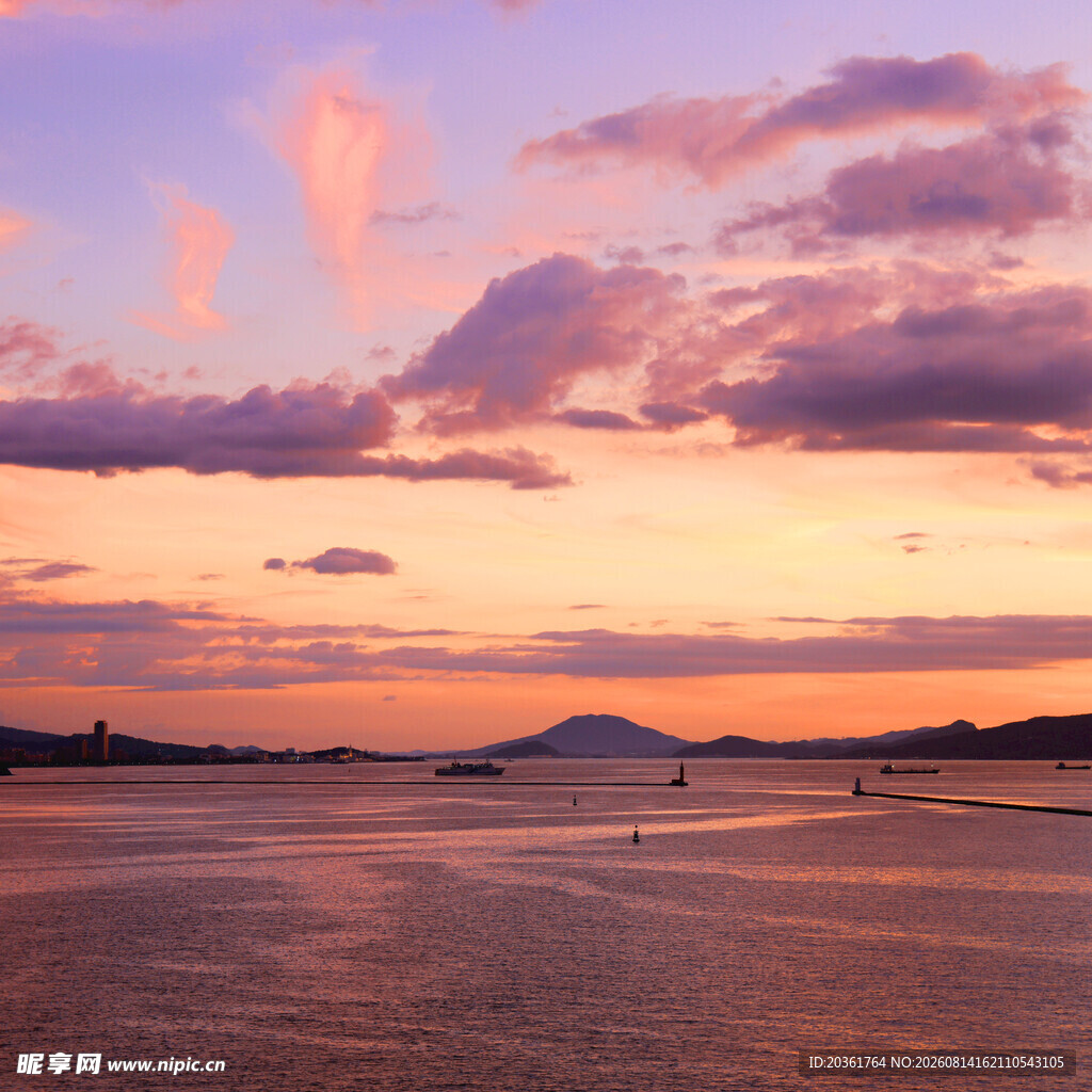 海边日落美景
