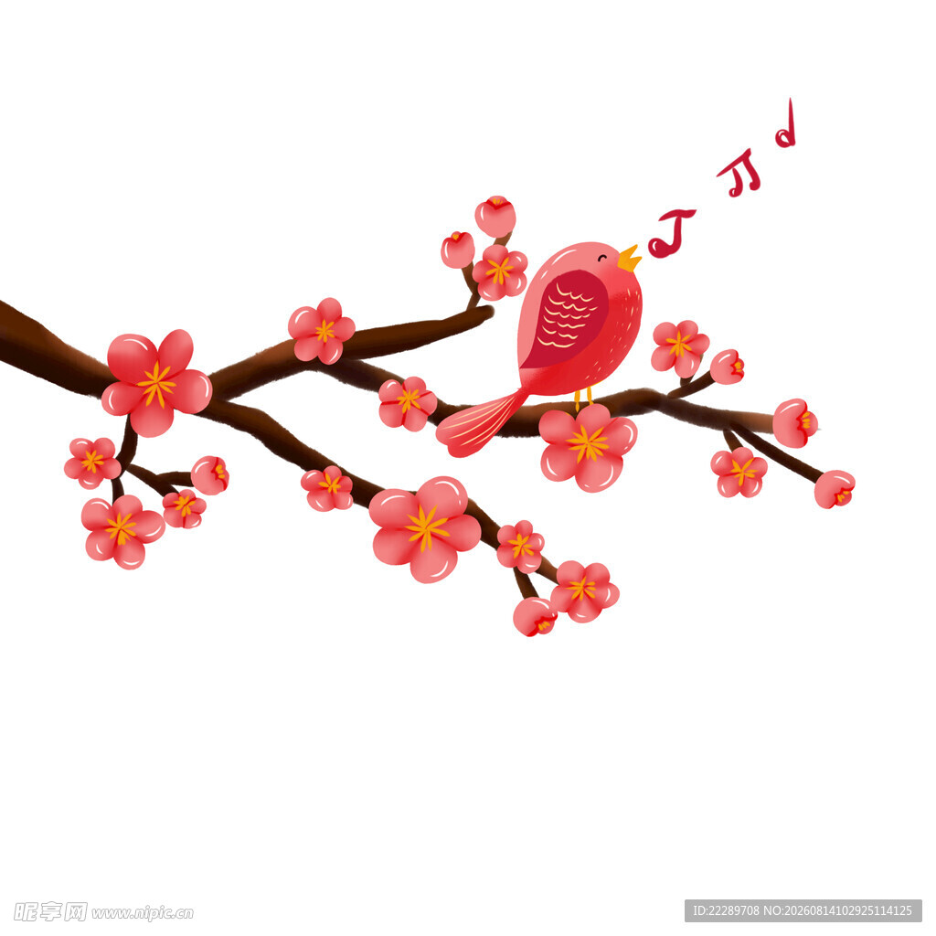 卡通梅花