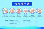 六步洗手法图示讲解