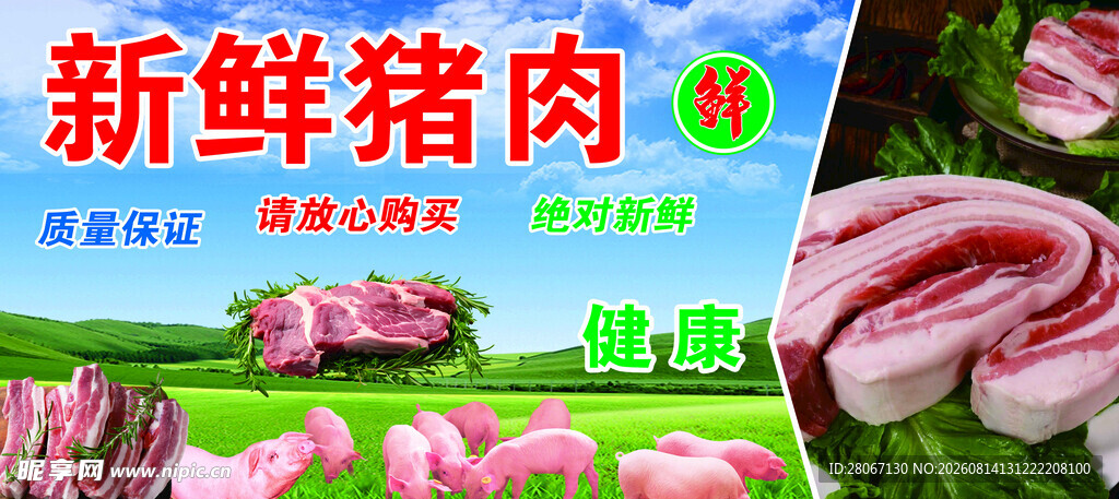 新鲜猪肉