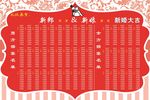 新中式喜榜