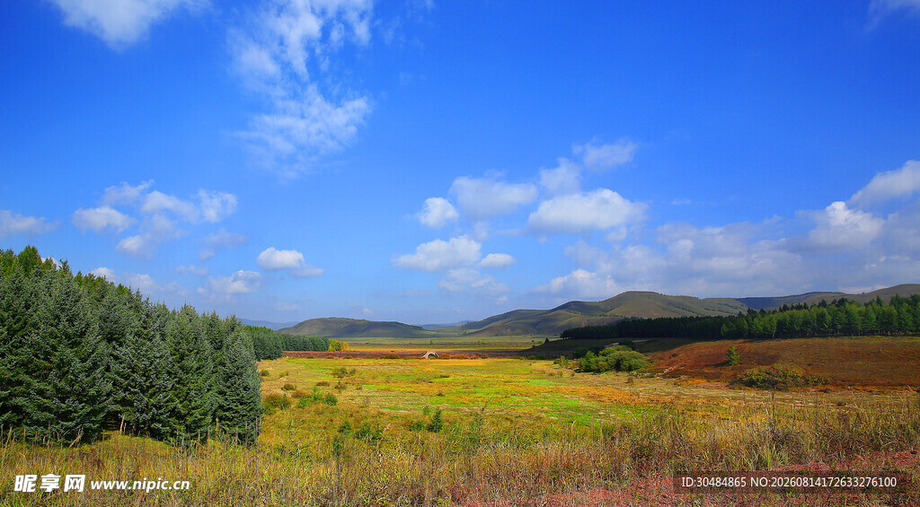 秋日山野美景