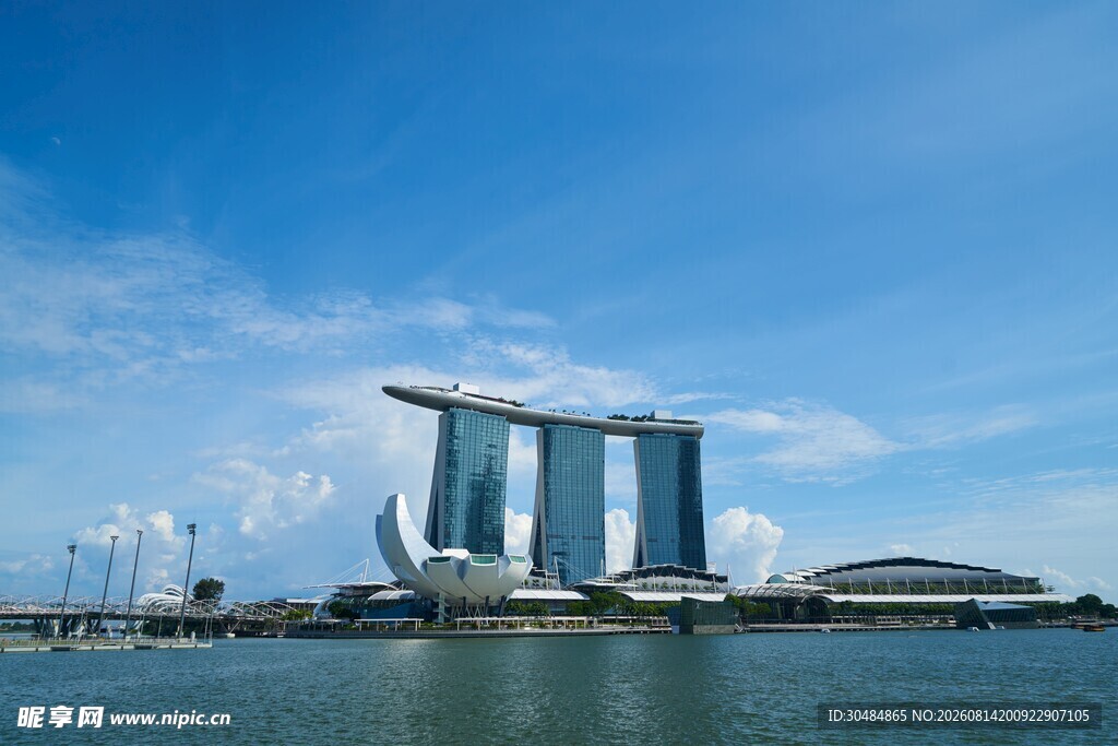 新加坡滨海湾标志性景观