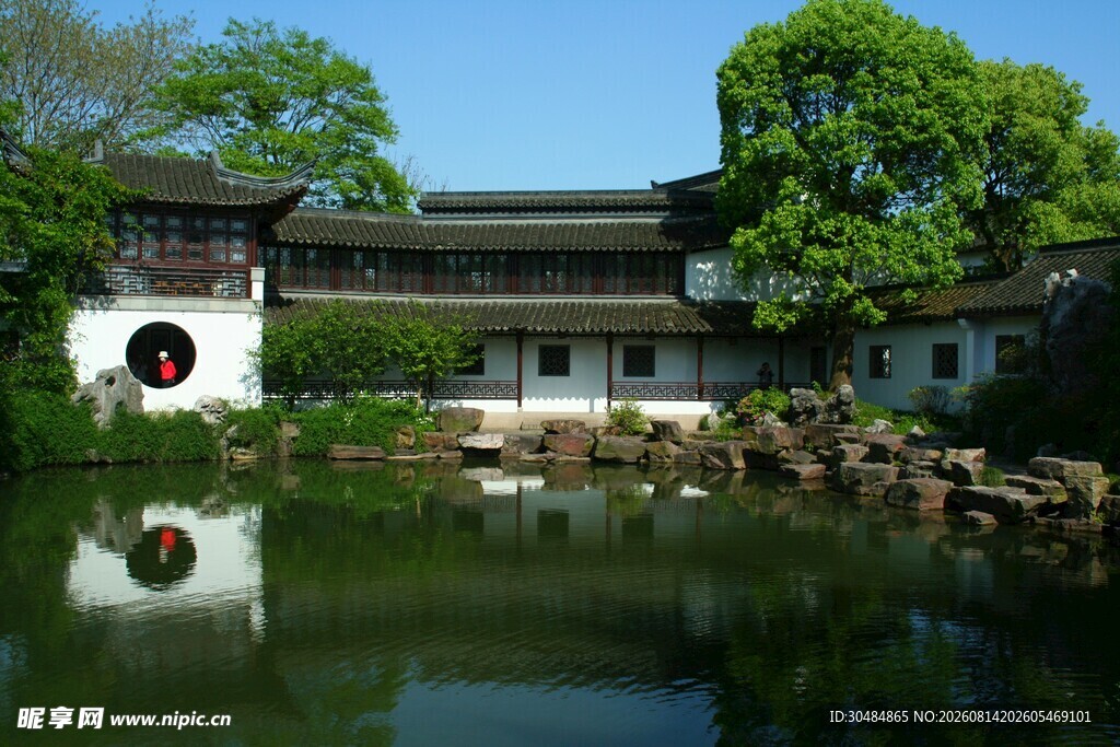 江南古典园林静谧景致