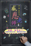感恩老师主题黑板报设计
