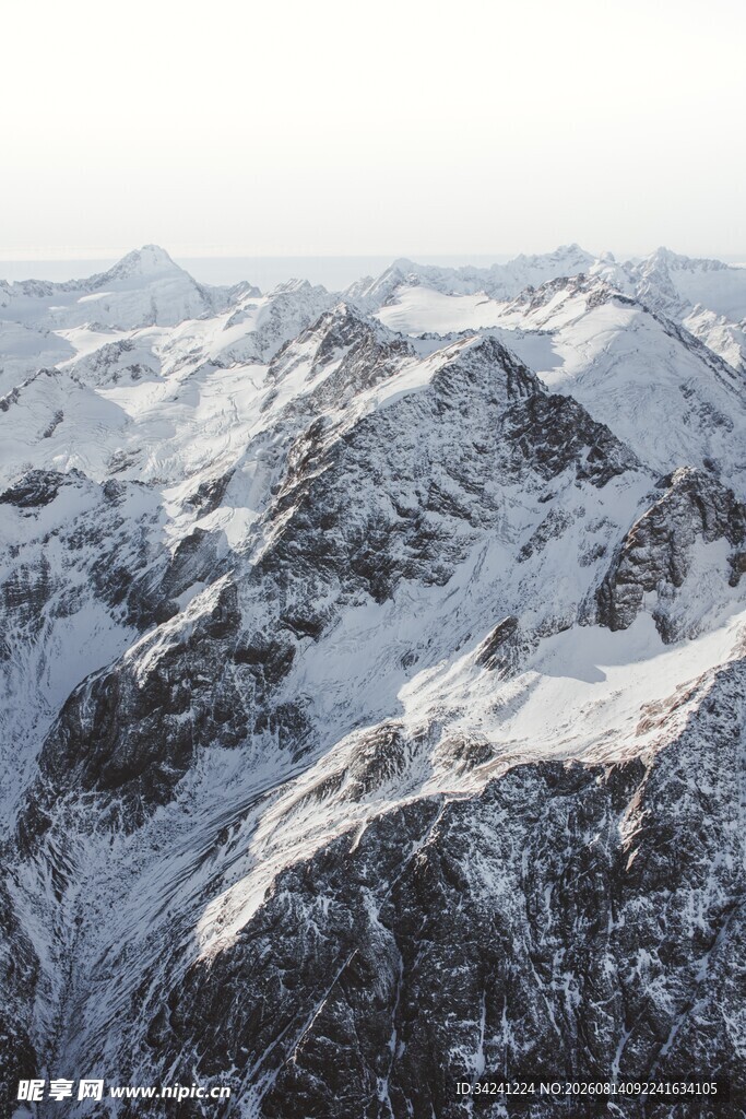 壮丽雪山景致