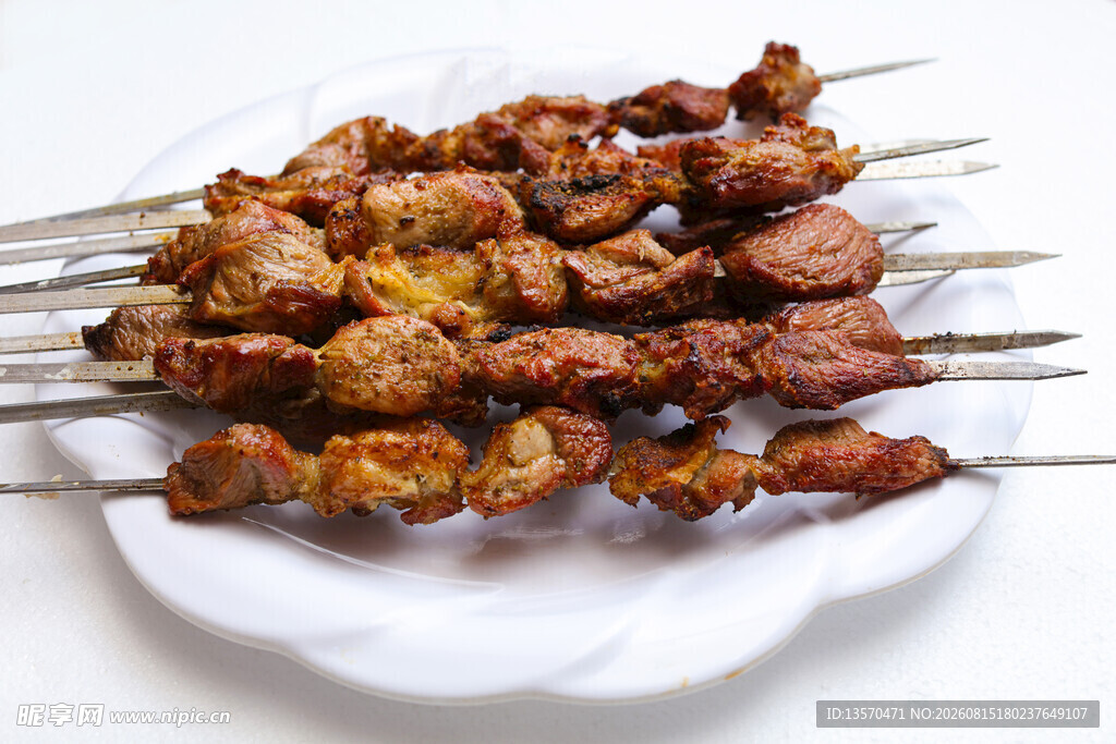 美味烤肉串  诱人食欲