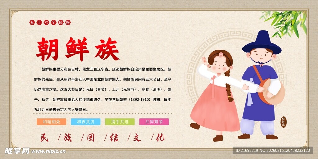 朝鲜族传统服饰展示