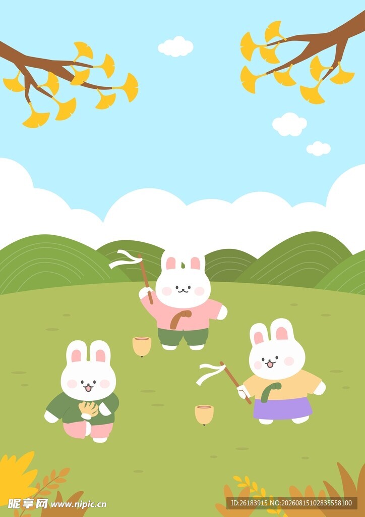 中秋插画