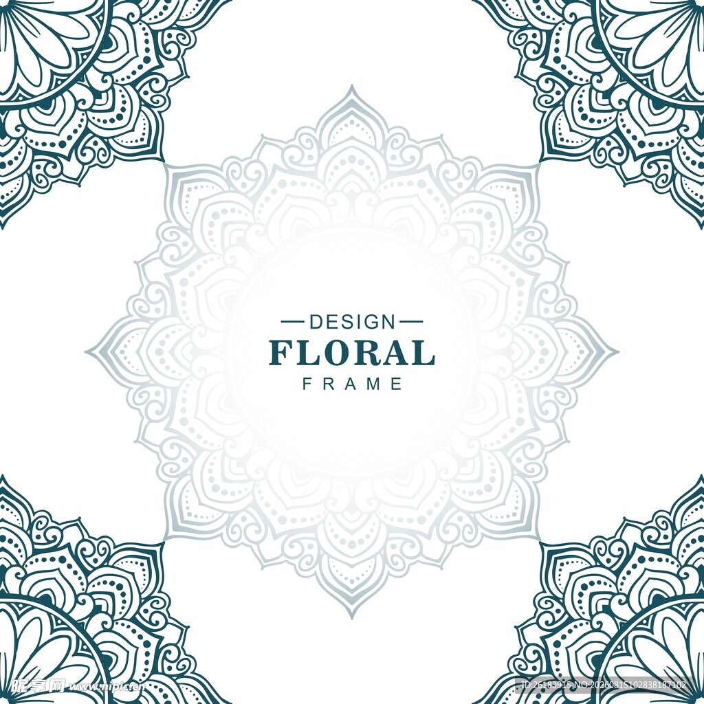 传统花纹边框