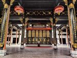中式古建厅堂内景