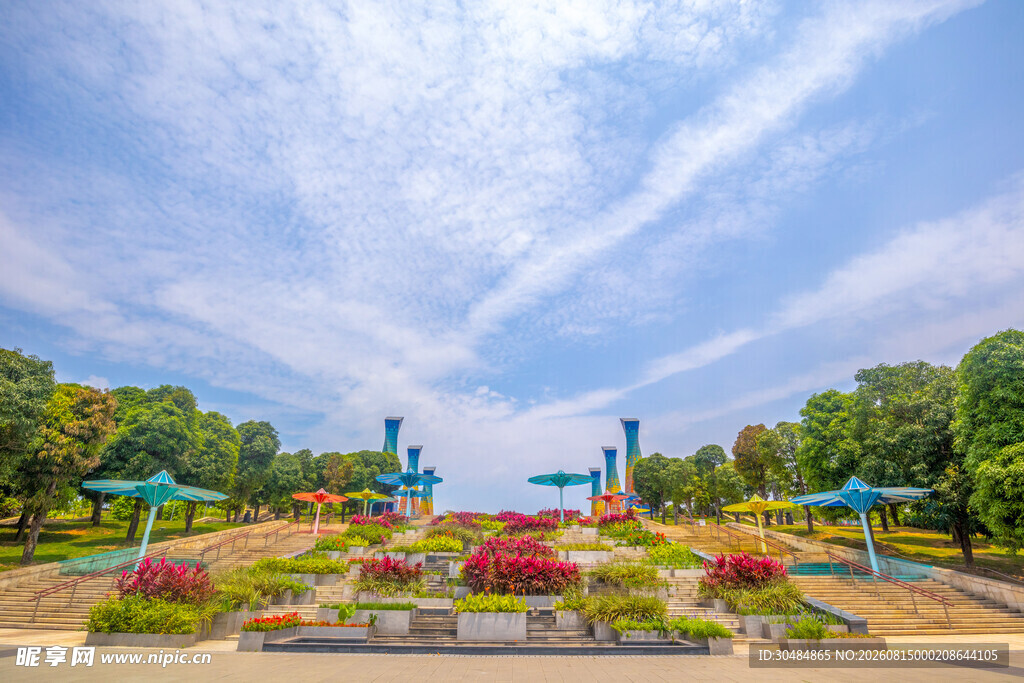 南宁五象湖公园风光