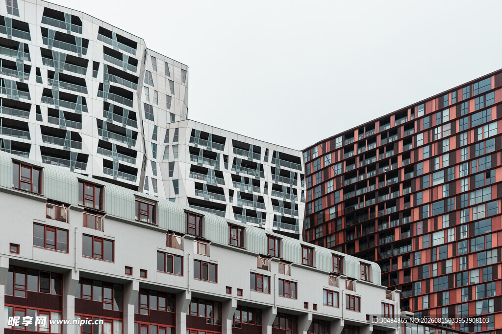 现代风格高层建筑景观