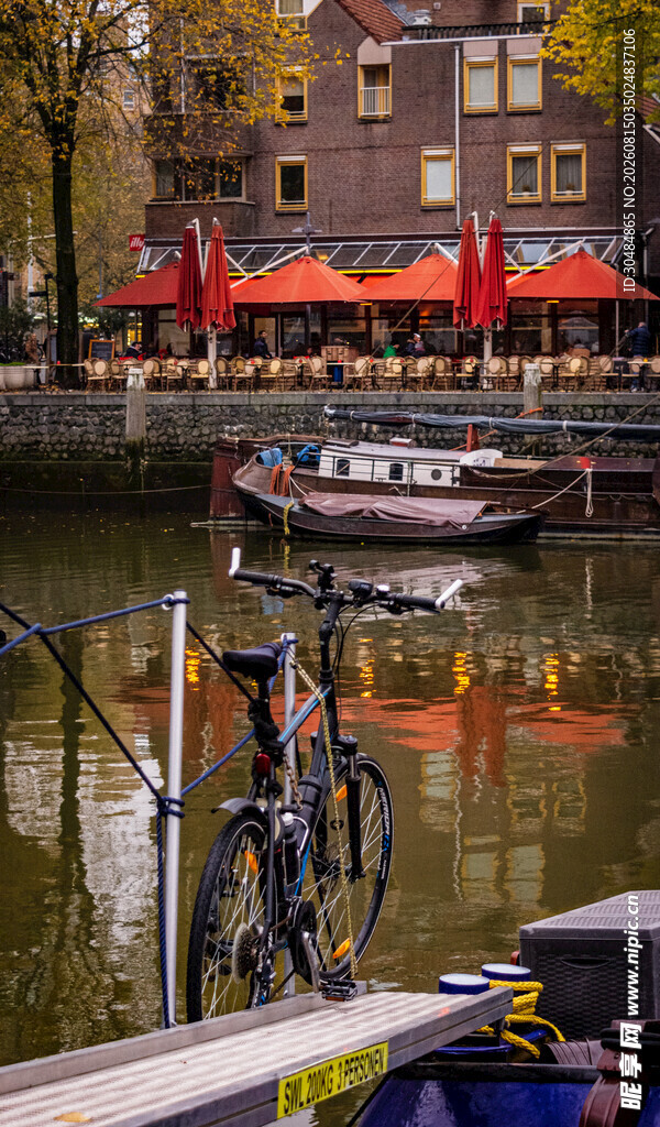 阿姆斯特丹河畔风景