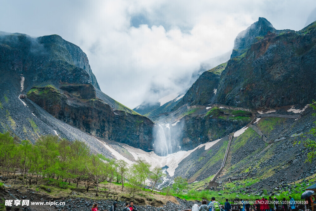 吉林长白山景区自然风光