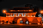 东莞古建筑迎恩门夜景
