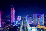 东莞CBD夜景建筑