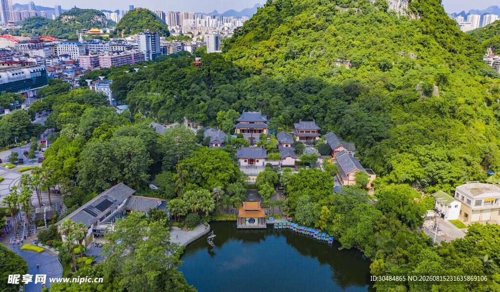 广西柳州柳侯祠景区
