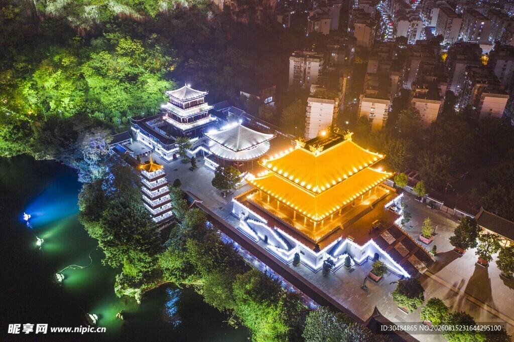 柳州文庙夜景