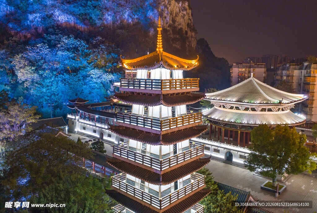 柳州文庙夜景