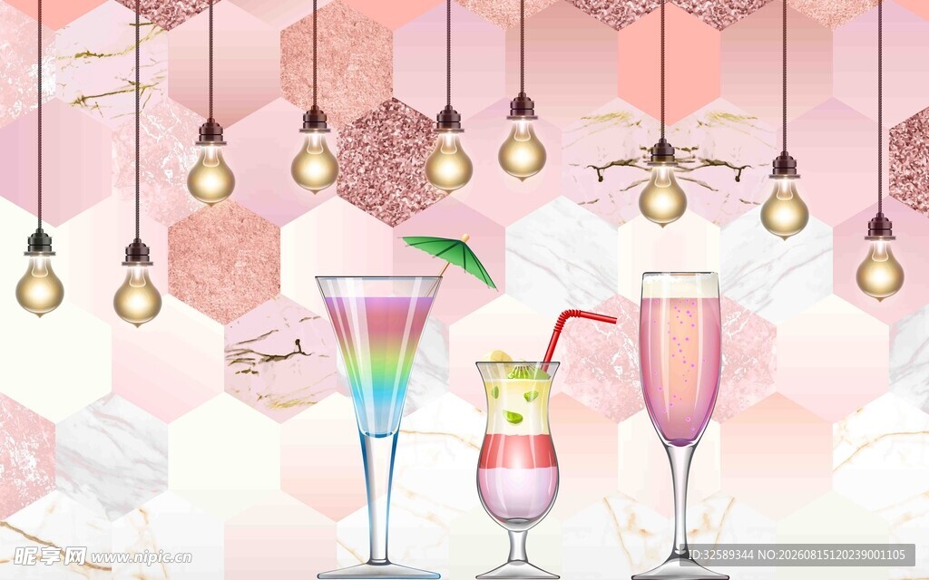 缤纷鸡尾酒点亮惬意时光