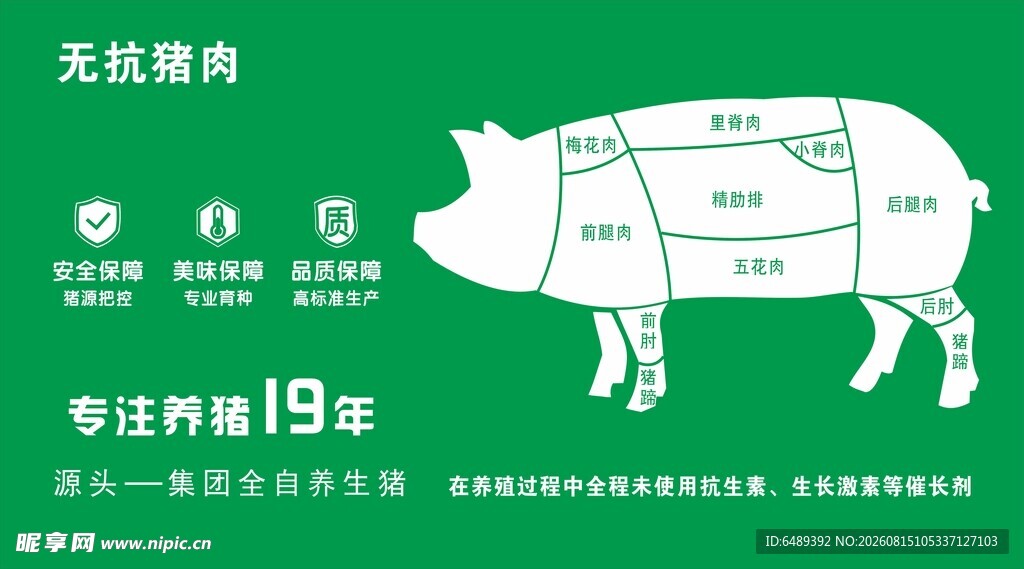 猪肉分割