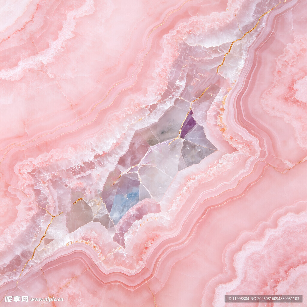 粉色大理石纹理背景