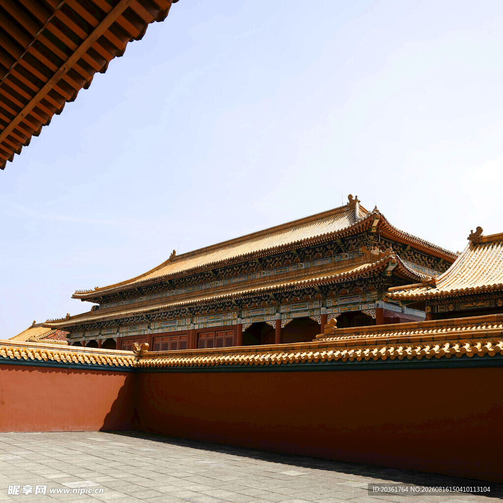 故宫一角古建筑风景