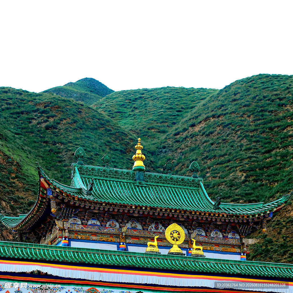 山间古寺