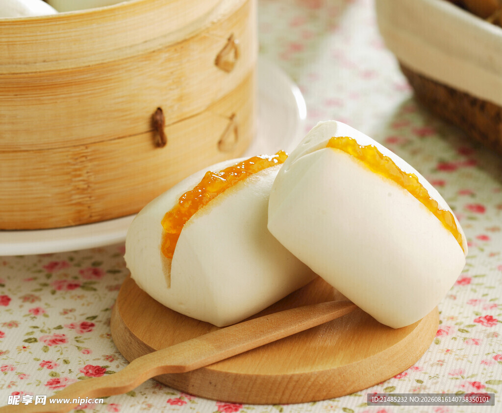 美味奶黄包