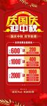 国庆中秋促销优惠海报