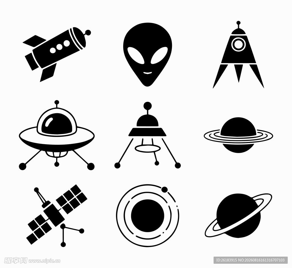 太空图标合集