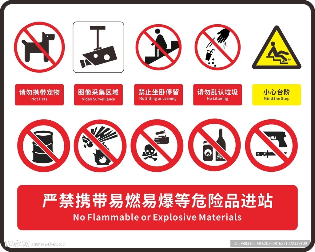 进站安全须知