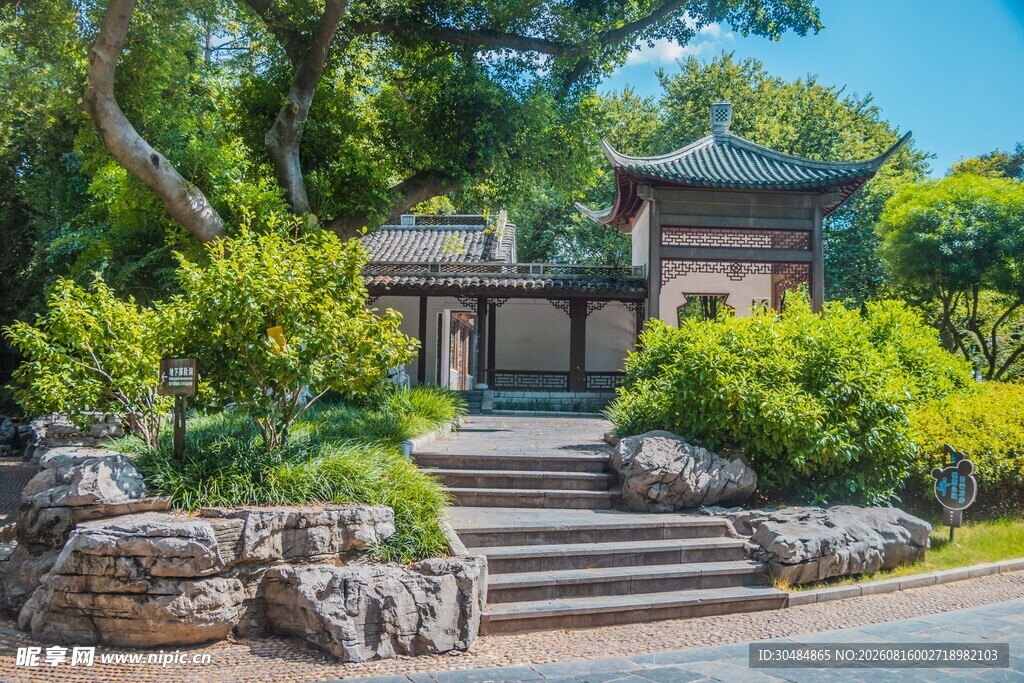 广西柳州柳侯公园风景