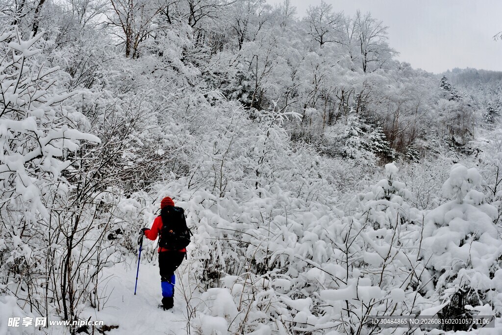 雪地徒步者
