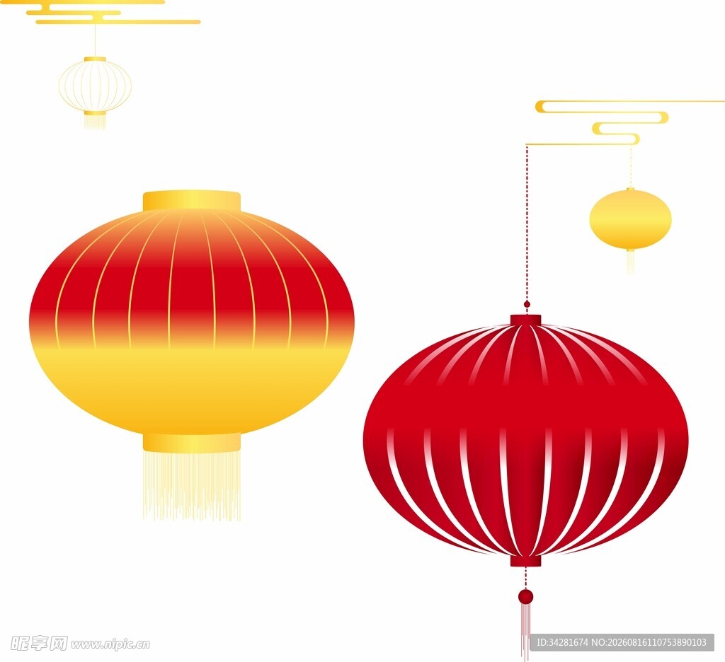 喜庆红灯笼点亮节日氛围