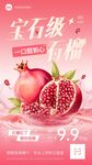 石榴促销海报