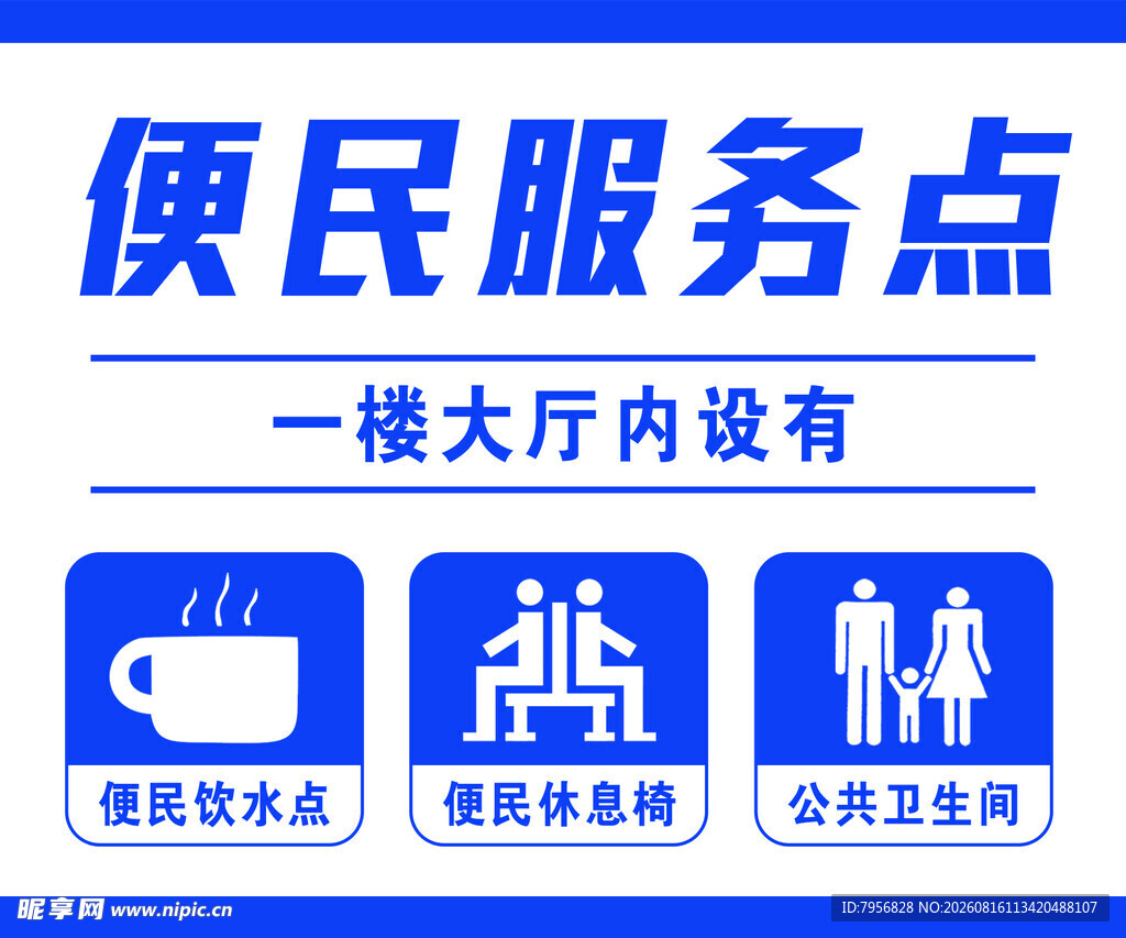 便民服务点指示牌