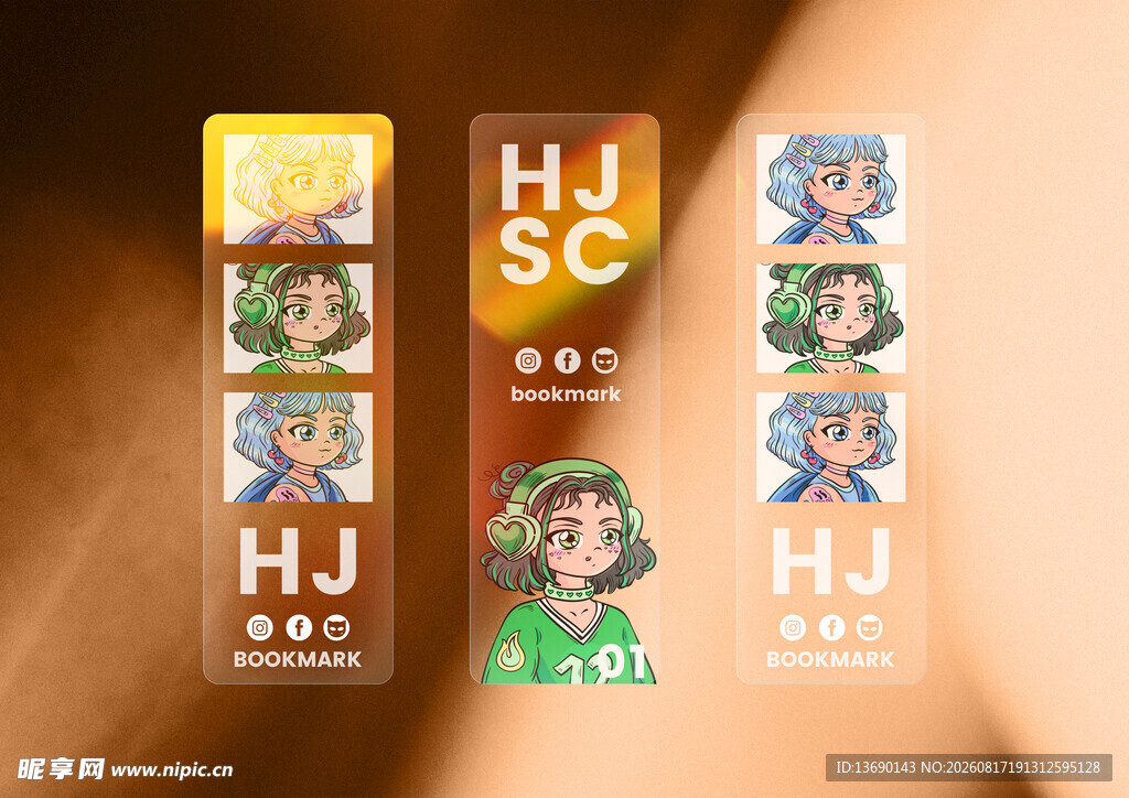 透明标签样机