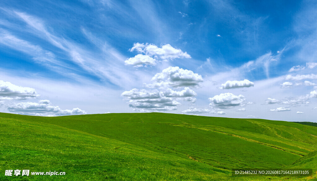 蓝天白云美景
